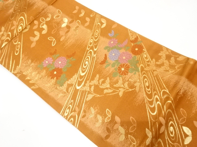 Japanese Kimono / Antique / Fukuro Obi Combined weave